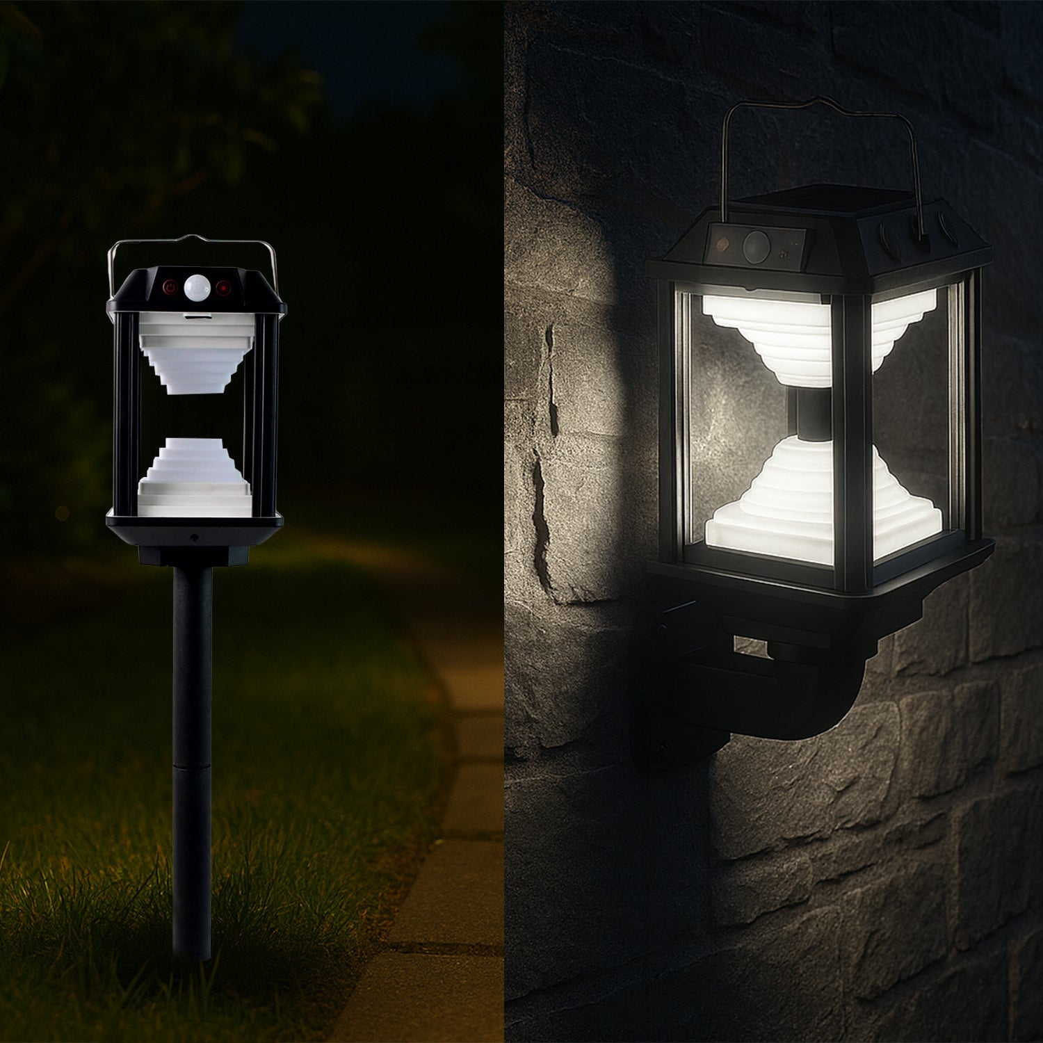 Premium Solar Induction LED Wall Lamp with Motion Sensor (1 Set) Premium Solar Induction LED Wall Lamp with Motion Sensor (1 Set)